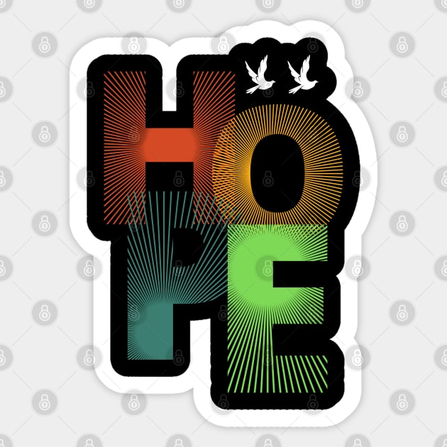 HOPE Sticker by Delta Zero Seven